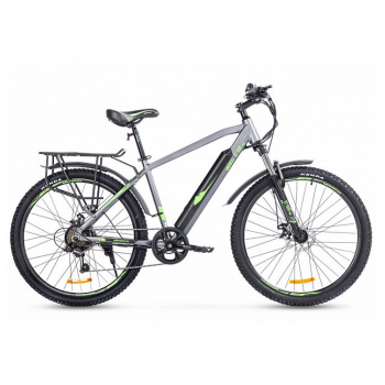 Электровелосипед Eltreco XT 800 Pro (серо-зеленый)