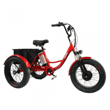 Электровелосипед GreenCamel Трайк-F20 (R20FAT 500W 48V12Ah) 7скор Красный