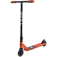 Трюковый самокат Novatrack WOLF 20 черно-оранжевый