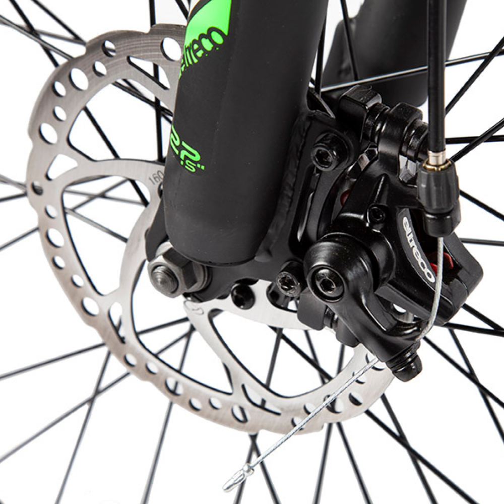 Электровелосипед Eltreco XT-800 NEW (черно-зеленый) 10