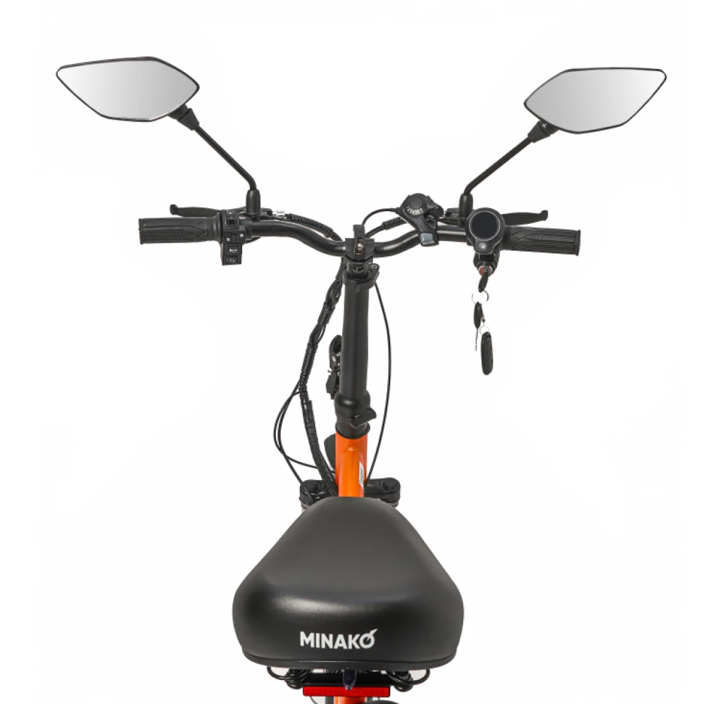Электровелосипед Minako F7 оранжевый 1